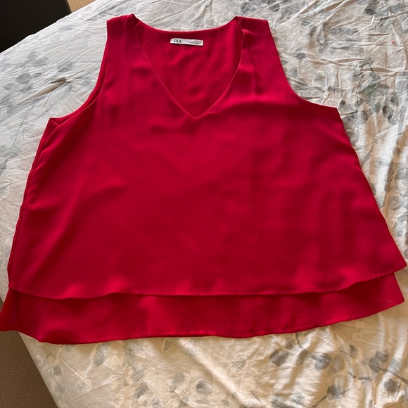 Zara Red Blouse - Picture 4 of 6